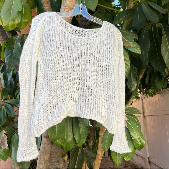 Brandy Melville John Galt Sheer Knit Sweater. - Picture 6 of 12